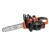 Black+Decker Li Ion Akku Kettensäge 36V GKC3630L20 mit Akku und Ladegerät/Ideal für Holz- &...