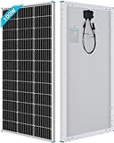 Renogy 100w Solarpanel 12v Solarmodul für Wohnmobil, 100 Watt Solarmodul System mit hohem...