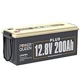 Power Queen LifePo4 Battery 12 V 200 Ah Plus LiFePO4 Battery Lithium Battery Deep Cycle Battery...