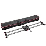 Neewer® 39'/ 1m 100cm Carbonfaser Track Dolly Kamera Slider Kameraschiene Kamerawagen Schienen mit...