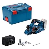 Bosch Professional 18V System Akku Hobel GHO 18V-26 (bürstenloser Motor, inkl. Staubbeutel,...