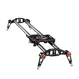 Walimex Pro Carbon Video Slider Pro (80 cm, ruckelfreie Kamerafahrten, inklusiv Transporttasche und...