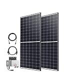 Anker SOLIX RS40 Balkonkraftwerk, Set ohne Halterung, Silbernes Grid, 830W, 2X 415W Photovoltaik...