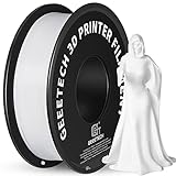 GEEETECH PLA-Filament, 1,75 mm, 3D-Drucker, PLA-Filament für 3D-Drucker, 1 kg Spool, Weiß