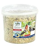 Dehner Natura Premium Wildvogelfutter, Streufutter schalenfrei, Ganzjahresfutter proteinreich /...