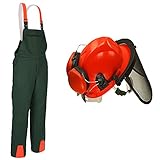 SWS Forst GmbH Parent Schnittschutz Set 2 teilig Helm Schnittschutzhose (52)