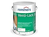 Remmers Venti-Lack 3in1 weiß (RAL 9016), 5 Liter, Alkydhardzlack für Holz innen und außen, 3...