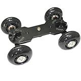 DYNASUN CAR20 Professionelle Kamerawagen Skater Dolly Cinema Stativ für Actioncameras Kamerafahrt...