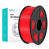 SUNLU PLA+ Filament 1.75mm, Neatly Wound 3D Drucker Filament PLA Plus, Stark PLA+ Filament 1.75 1kg,...
