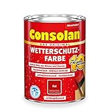 Consolan Wetterschutzfarbe rot 0,75 L