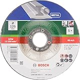 Bosch Trennscheibe (für Metall, Passend Zu Handgeführten Winkelschleifern Mit Einem Durchmesser...