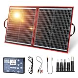 DOKIO 80W Solartasche Faltbares Mobiles Solar-Panel Mit Effektivsten Monokristallinen...