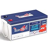 Timeusb 12V 410Ah LiFePO4 Batterie, 250A BMS, 5248Wh Energie, Max 3200W Ausgangsleistung, 15000...