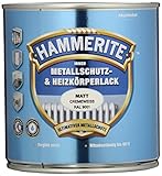 0,5L Hammerite Metallschutzlack und Heizkörperlack innen cremeweiss matt