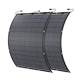 Zendure Balkonkraftwerk, Flexibel Solarpanel 2X 210W(420W), 41V/5A Solareingang, Monocrystalline...