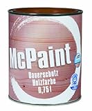 McPaint Wetterschutzfarbe – Holzfarbe für außen auf Acryl Basis mit langanhaltendem...