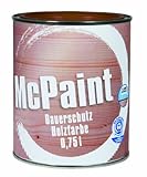 McPaint Wetterschutzfarbe – Holzfarbe für außen auf Acryl Basis mit langanhaltendem...