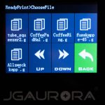 JGAURORA-A5-3D-Drucker-Test-Display-Dateiauswahl