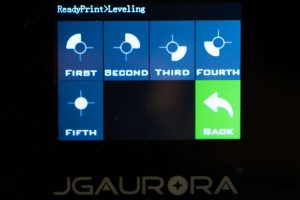 JGAURORA-A5-3D-Drucker-Test-Display-Leveling