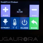 JGAURORA-A5-3D-Drucker-Test-Display-Preheat