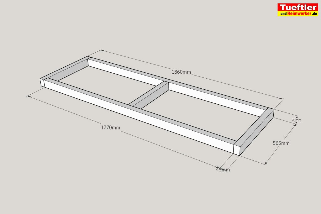 Schritt-4-Hochbeet-Muellbox-Gartenbox--Sketchup-obere-Rahmen