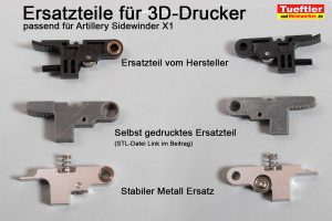 Artillery-Sidewinder-X1-Idler-arm-gebrochen-Ersatzteile