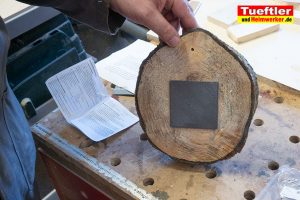 Baumscheiben-Uhrwerk-einbauen-4