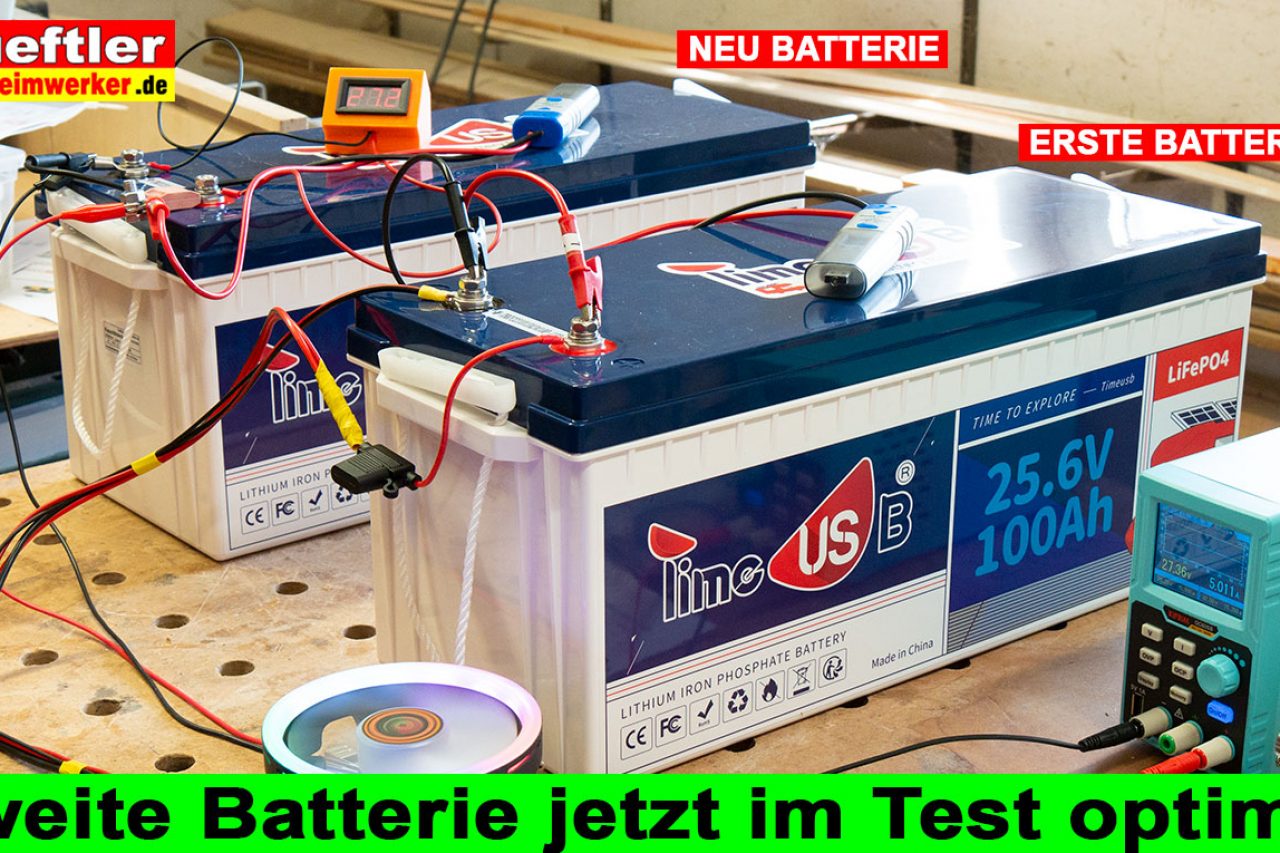 Timeusb 24V 100Ah LiFePO4 Battery